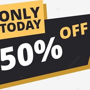 EVERYTHING 50% OFF. LIKE AND GET 50% OFF. 🙌🏼